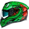Helma na motorku Nexx SX.100R Abisal green/red