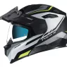 Helma na moto NEXX X.VILIJORD HIKER white/neon MT