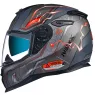 Helma na motorku Nexx SX.100 Gigabot grey/red MT