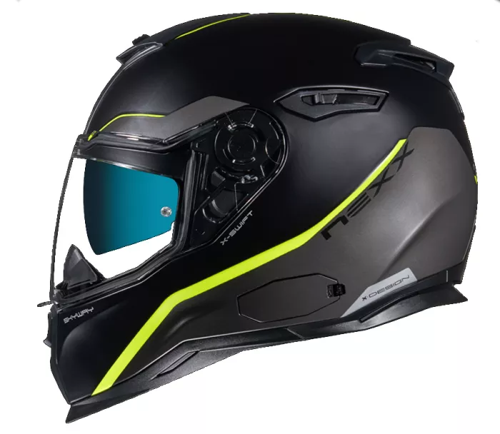 Helma na moto NEXX SX.100 SKYWAY black neon MT