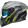 Helma na motorku Nexx SX.100R Gridline grey/neon MT