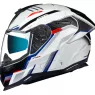 Helma na motorku Nexx SX.100R Gridline white/blue MT