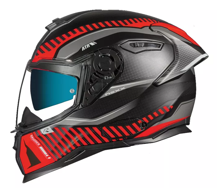 Helma na moto NEXX SX.100R SKIDDER black/red MT