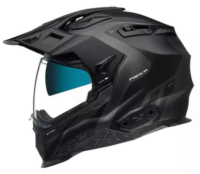Helma na moto Nexx X.WED 2 Vaal Carbon black MT vel. XL