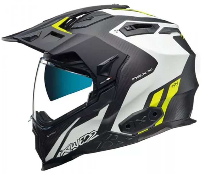 Helma na moto NEXX X.WED 2 VAAL white/neon MT vel. S
