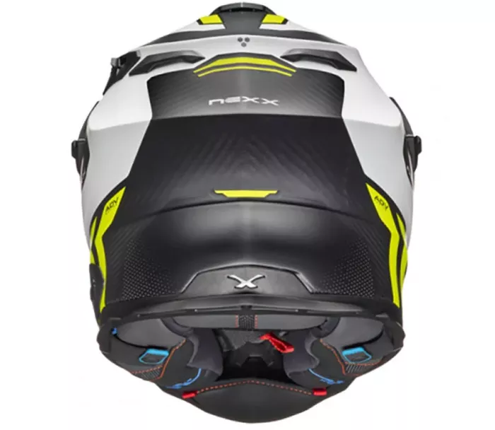 Helma na moto NEXX X.WED 2 VAAL white/neon MT vel. S