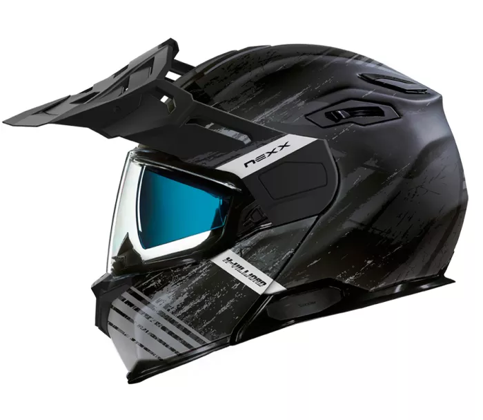 Helma na moto NEXX X.Vilijord Mudvalley black/grey MT