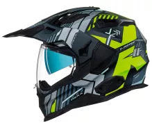 Helma na moto NEXX X.WED 2 Wild Country black/neon yellow MT