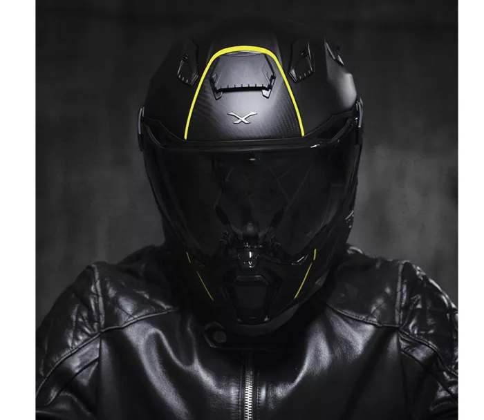 Helma na motorku NEXX X.R2 CARBON Dark Division