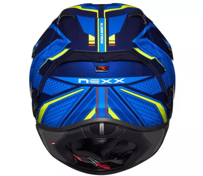 Helma na moto NEXX X.R3R PRECISION blue/neon MT vel. L