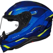 Helma na moto NEXX X.R3R PRECISION blue/neon MT vel. L