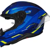 Helma na moto NEXX X.R3R PRECISION blue/neon MT vel. L