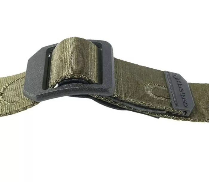 CARHARTT NYLON WEBBING LADDER LOCK BELT ARMY GREEN vel. XL