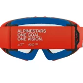 Motokrosové okuliare Alpinestars Vision Youth Corp orange/clear