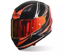 Helma na moto XRC Merchi R black/orange/grey