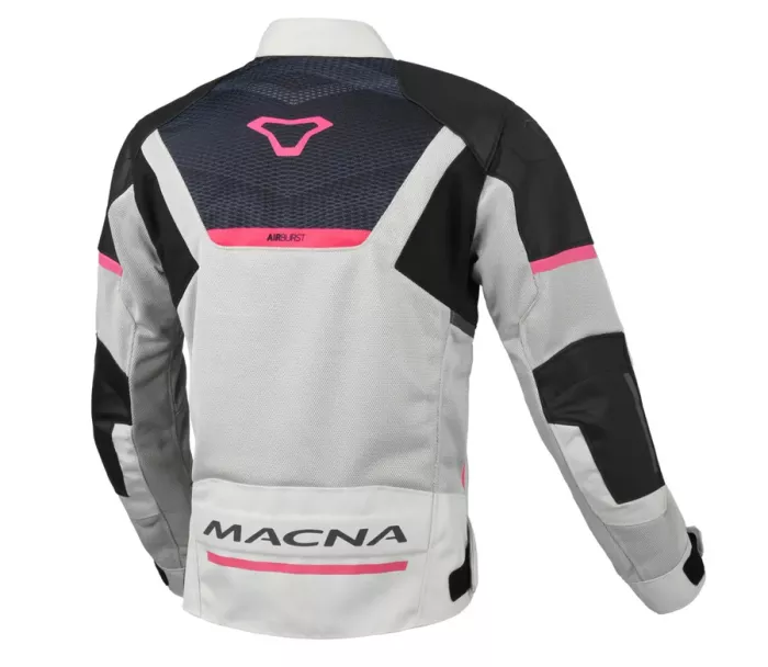 Macna Orcano 2.0 light grey/black/pink lady jacket vel. L