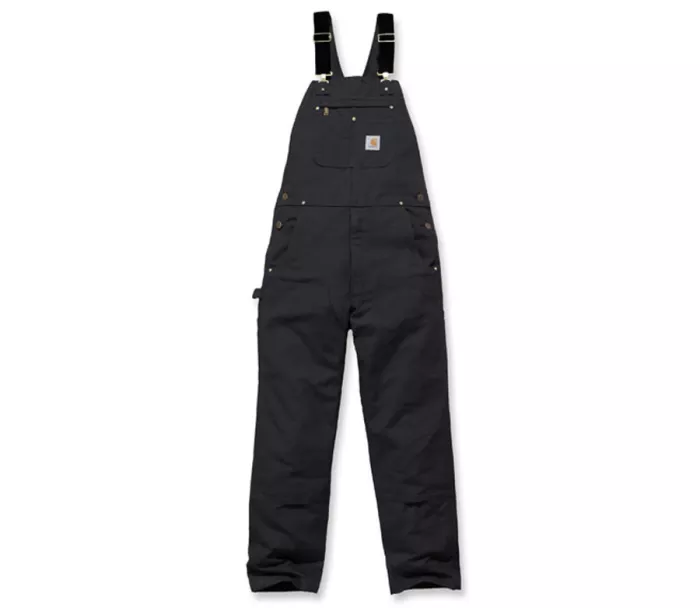 CARHARTT Relaxed Fit duck bib overall black vel.36/32