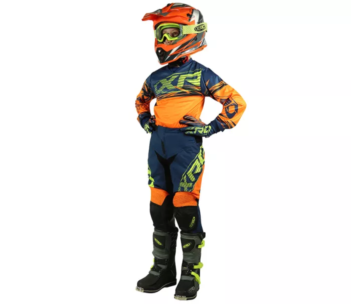 XRC MX Pablo Youth jersey blue/orange 7Y-8Y