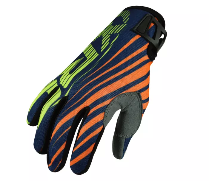XRC MX Pablo Youth gloves blue/orange 7Y-8Y