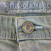 Kevlarové džínsy na motocykel Trilobite Parado dirty blue (predĺženej) veľ. 36