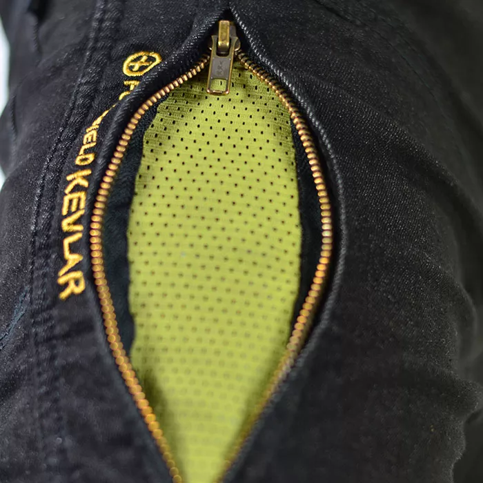 Kevlarové džínsy na moto Trilobite 661 Parado black (skrátená verzia)