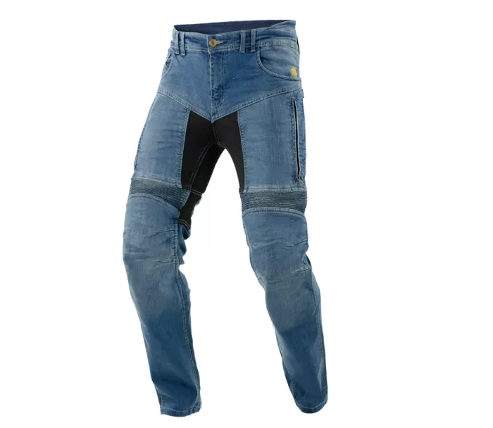 Kevlarové džínsy na moto Trilobite Parado blue SLIM (predĺženej) veľ. 34