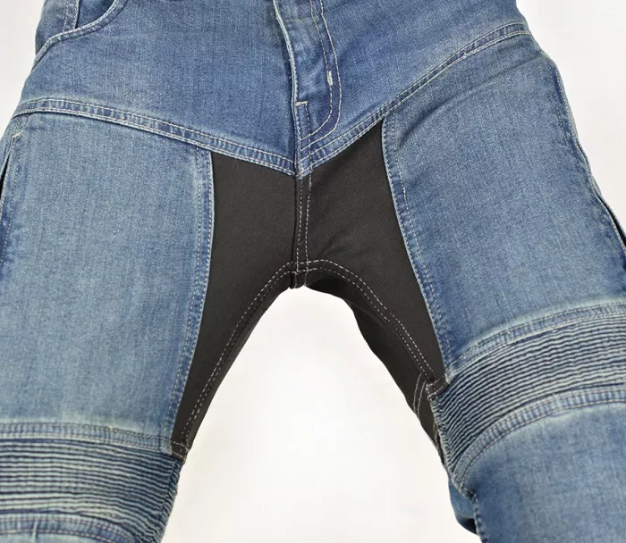 Kevlarové džínsy na moto Trilobite Parado blue SLIM (predĺženej) veľ. 34
