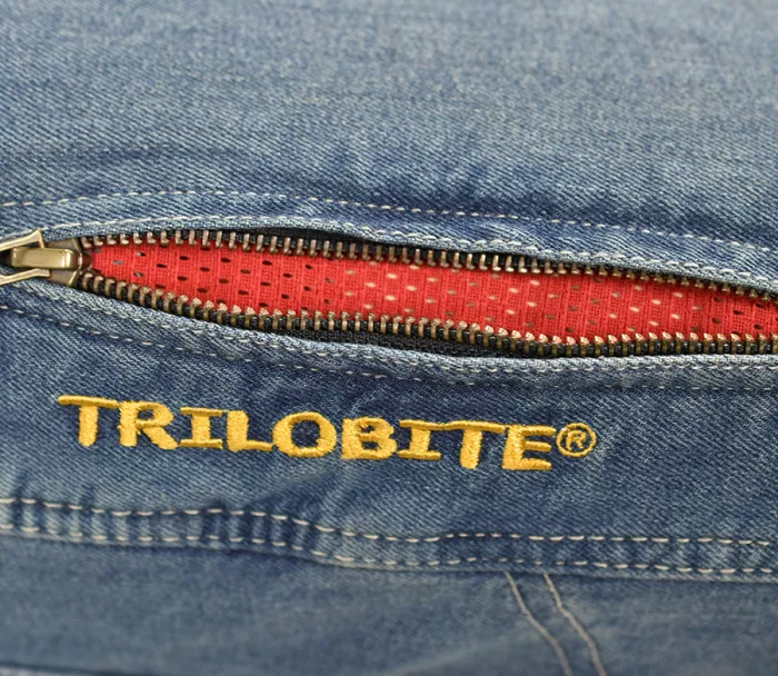 Kevlarové džínsy na moto Trilobite Parado blue SLIM (predĺženej) veľ. 34