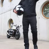 Pánske džínsy Trilobite Parado doublelayer AAAA slim fit black level 2