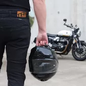 Pánske džínsy Trilobite Parado doublelayer AAAA slim fit black level 2