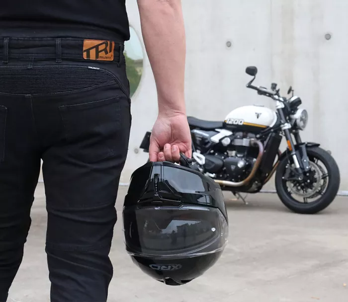 Pánske džínsy Trilobite Parado doublelayer AAAA slim fit black level 2