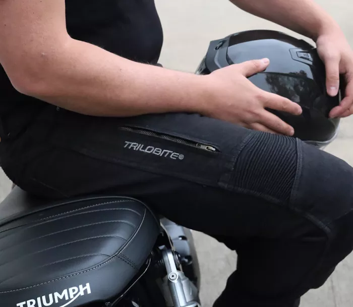 Pánske džínsy Trilobite Parado doublelayer AAAA slim fit black level 2