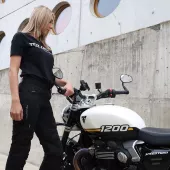 Dámske džínsy Trilobite Parado doublelayer AAAA slim fit black level 2