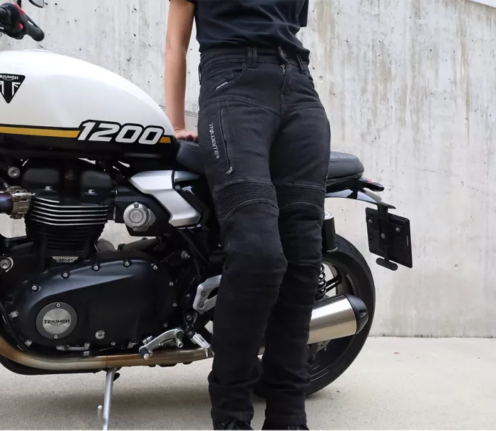 Dámske džínsy Trilobite Parado doublelayer AAAA slim fit black level 2