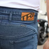 Nohavice na moto Trilobite Parado doublelayer AAAA slim fit men blue level 2