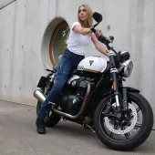 Trilobite Parado doublelayer AAAA slim fit ladies jeans blue level 2