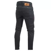 Pánske džínsy na motocykel Trilobite 661 Parado skinny fit black level 2