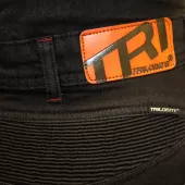Dámske džínsy na moto Trilobite 2461 Parado monolayer AAA slim fit ladies jeans black (predĺžené)