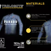 Bunda na moto Trilobite 2095 Parado Tech-Air blue