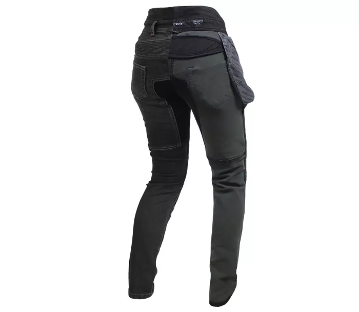 Dámske nohavice na moto Trilobite Parado monolayer AAA slim fit jeans black