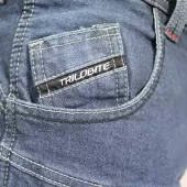 Dámske džínsy na moto Trilobite 661 Parado skinny fit blue level 2 (predĺžené)
