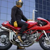 Pánske tenisky na moto Falco Patrol 2 camel brown