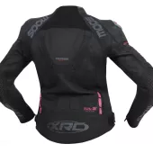 Dámska bunda XRC Moos ladies leather jacket blk/pink/grey