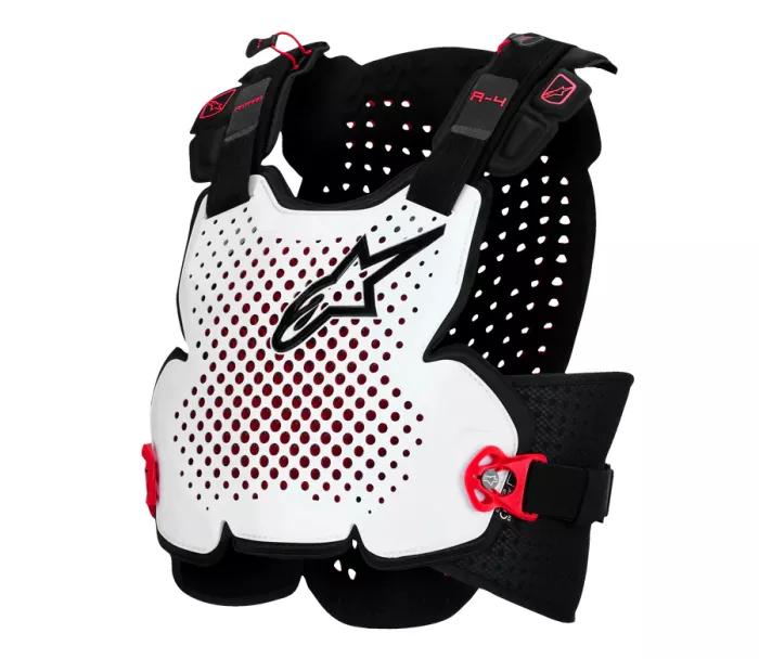Chránič hrudí a zad Alpinestars A-4 Plasma black/red/white