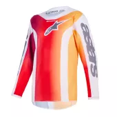 Detský MX dres Alpinestars Fluid Portl red/grey