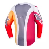 Detský MX dres Alpinestars Fluid Portl red/grey