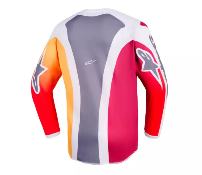 Detský MX dres Alpinestars Fluid Portl red/grey