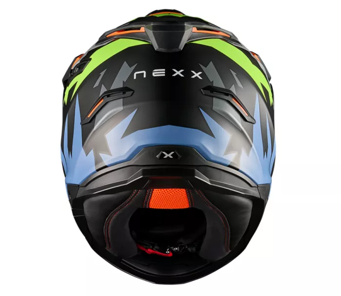 Helma na moto NEXX Y.Travl Primal neon/black MT