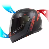 Helma na motorku XRC Pure GP 6 matt black/red