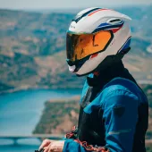 Integrálna helma NEXX X.TR Quanta white/blue